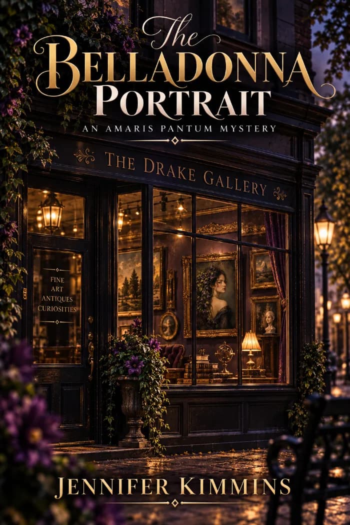 Some portraits hide more than beauty. When a forgotten masterpiece surfaces at The Drake Gallery, Amaris Pantum is drawn into a lethal web of art, history, and secrets.