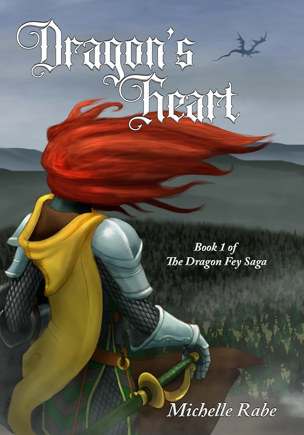 Dragon Heart by Michelle Rabe, Fantasy book cover on IndieFiction