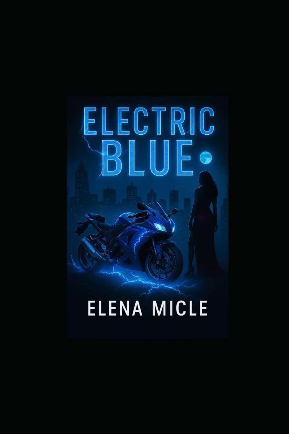 Electric Blue by Elena Micle, Science Fiction book cover on IndieFiction