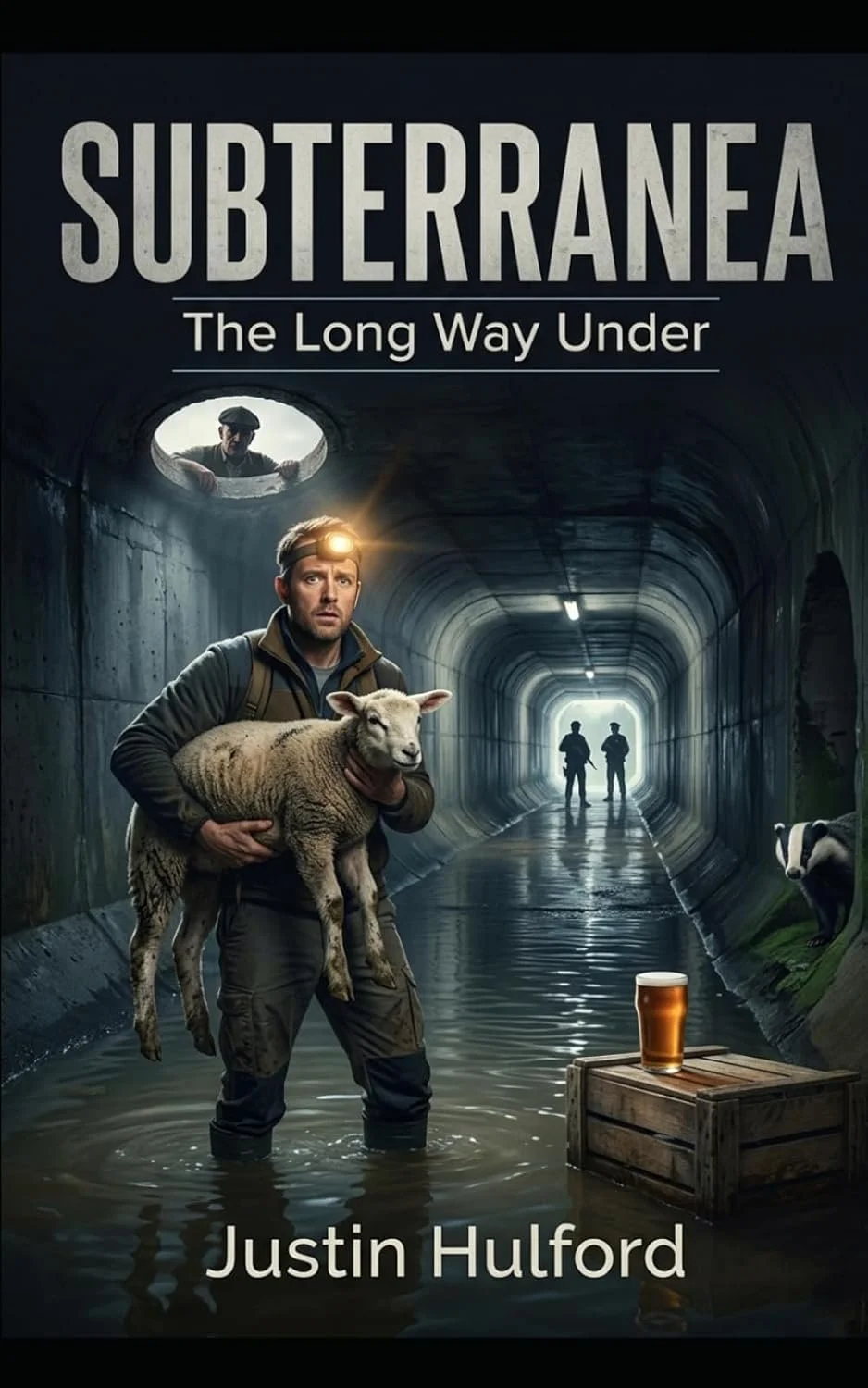 Subterranea: The Long Way Under by Justin Hulford, Science Fiction book cover on IndieFiction